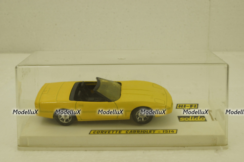 Corvette Cabriolet, 1514, yellow, Solido 1:43