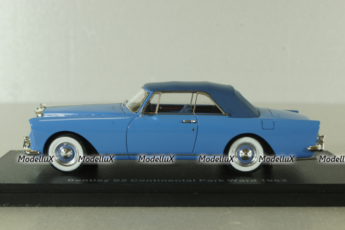 Bentley S2 Continental Park Ward 1962, blue,  ESVAL Model 1:43