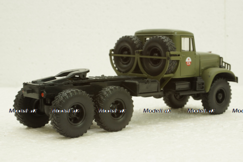 Краз-214В тягач хаки, Н732, Наш Автопром 1:43