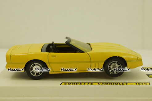 Corvette Cabriolet, 1514, yellow, Solido 1:43