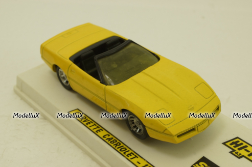 Corvette Cabriolet, 1514, yellow, Solido 1:43