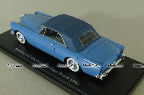 Bentley S2 Continental Park Ward 1962, blue,  ESVAL Model 1:43