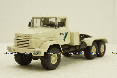 Краз-6446 тягач, белый, Н736, Наш Автопром 1:43
