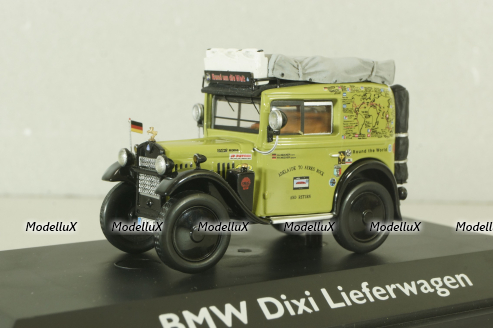 BMW Dixi "Round the world", green, 02383, Schuco 1:43