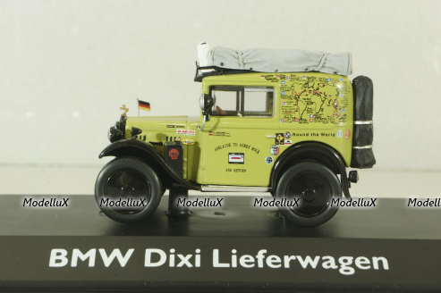 BMW Dixi "Round the world", green, 02383, Schuco 1:43