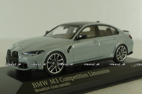 BMW M3 (G80) Competition 2020, grey, 410020206, Minichamps 1:43