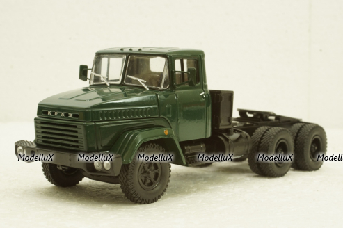 Краз-6444 тягач 1986 зеленый, Н780, Наш Автопром 1:43