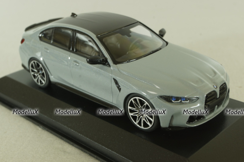 BMW M3 (G80) Competition 2020, grey, 410020206, Minichamps 1:43
