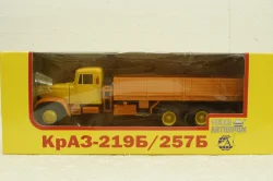 Краз-219Б борт желтый/оранжевый, Н768, Наш Автопром 1:43
