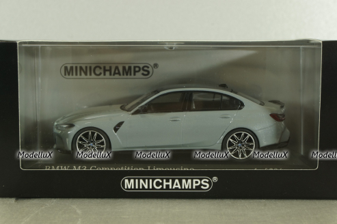 BMW M3 (G80) Competition 2020, grey, 410020206, Minichamps 1:43