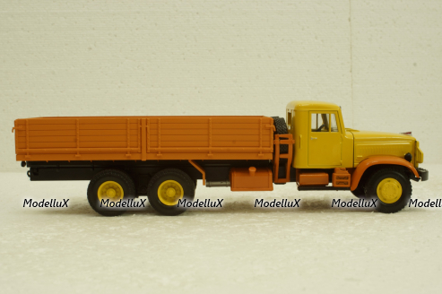 Краз-219Б борт желтый/оранжевый, Н768, Наш Автопром 1:43