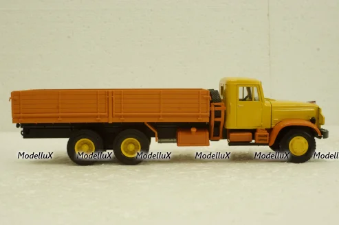 Краз-219Б борт желтый/оранжевый, Н768, Наш Автопром 1:43