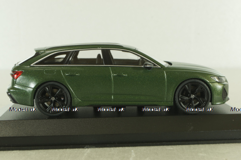 Audi RS6 (C8)  Avant 2019 Matte Green, 410018017, Minichamps 1:43