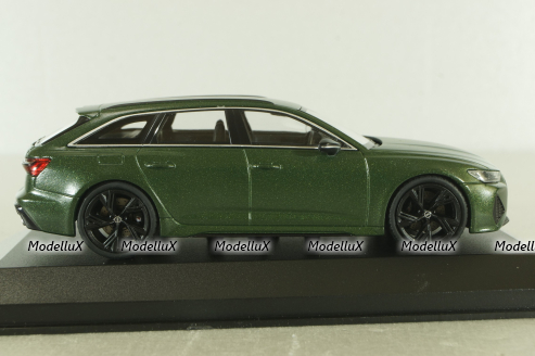 Audi RS6 (C8)  Avant 2019 Matte Green, 410018017, Minichamps 1:43