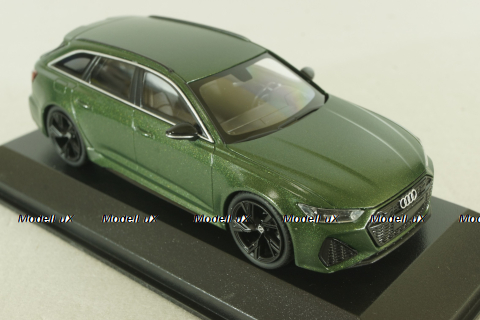 Audi RS6 (C8)  Avant 2019 Matte Green, 410018017, Minichamps 1:43
