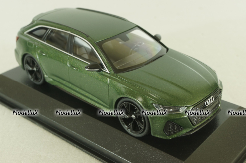 Audi RS6 (C8)  Avant 2019 Matte Green, 410018017, Minichamps 1:43