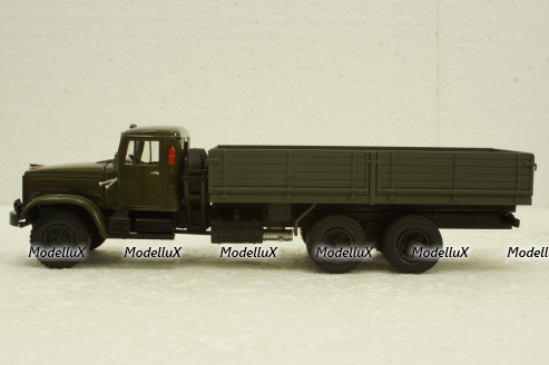 Краз-257б1 борт 1987 хаки, Н203, Наш Автопром 1:43