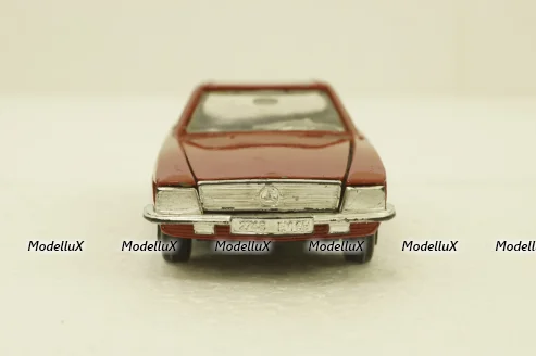 Mercedes 350 SL, red, jet-car, Norev 1:43