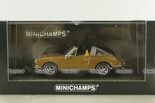 Porsche 911 Targa 1972, brown 410060160, Minichamps 1:43