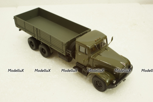 Краз-257б1 борт 1987 хаки, Н203, Наш Автопром 1:43