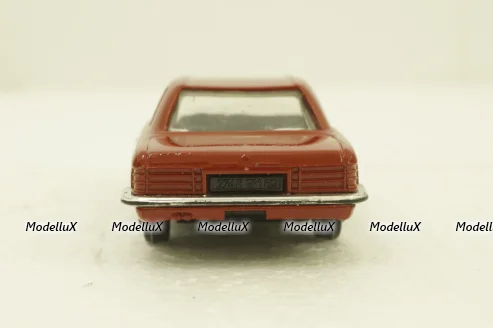 Mercedes 350 SL, red, jet-car, Norev 1:43