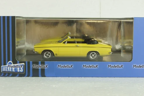 Opel Manta A Cabriolet Karmann, 1971, yellow, 60085, Avenue43 1:43