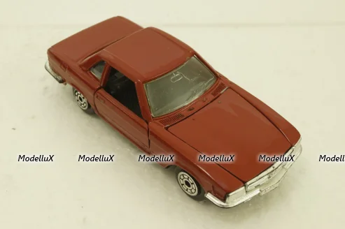 Mercedes 350 SL, red, jet-car, Norev 1:43