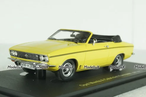 Opel Manta A Cabriolet Karmann, 1971, yellow, 60085, Avenue43 1:43