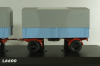 Mercedes L6600 with trailer, blue/grey, Schuco 1:43
