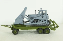 Прицеп ЧМЗАП-5208, зеленый, Modellux 1:43