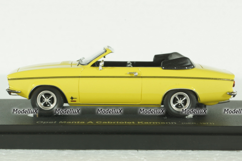 Opel Manta A Cabriolet Karmann, 1971, yellow, 60085, Avenue43 1:43