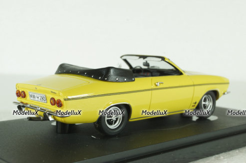 Opel Manta A Cabriolet Karmann, 1971, yellow, 60085, Avenue43 1:43