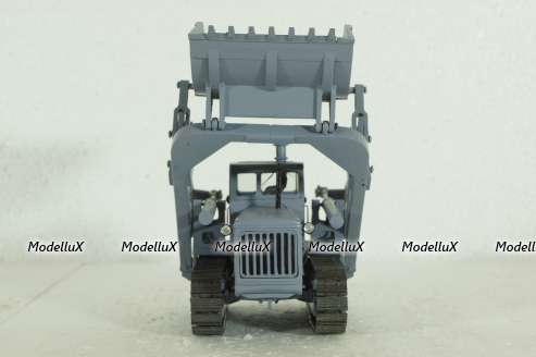 Т-157 погрузчик на базе Т-100М 1961, серый Трэкс 1:43