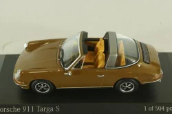 Porsche 911 Targa 1972, brown 410060160, Minichamps 1:43