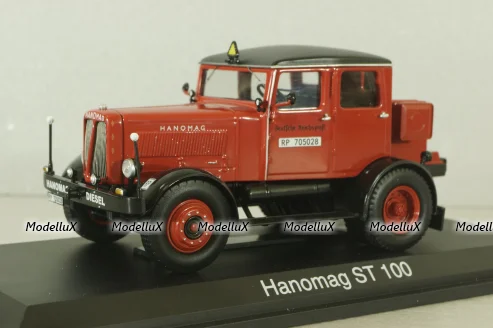 Hanomag ST 100, red/black, 010478, Schuco 1:43
