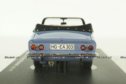 Opel Manta A Cabriolet Karmann, 1971, blue, 60086, Avenue43 1:43