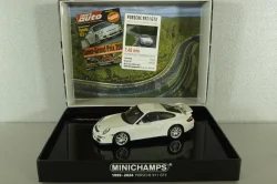Porsche 911 GT3 (997.1) 2006, white, 25th Anniversary, 400065402, Minichamps 1:43