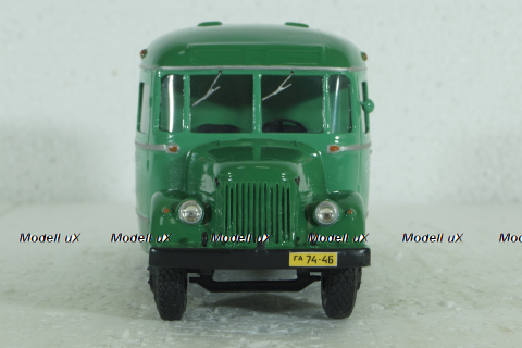 Паз-659 4х2 Автолавка 1954, зеленый, V4-14, Vector Models 1:43