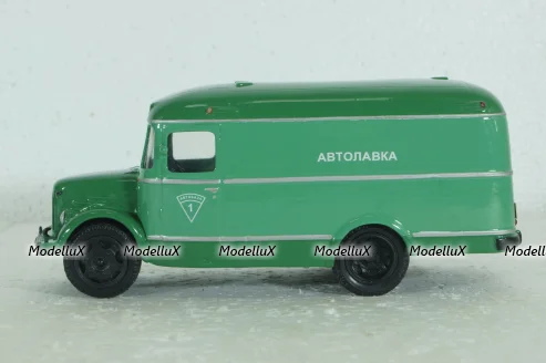 Паз-659 4х2 Автолавка 1954, зеленый, V4-14, Vector Models 1:43