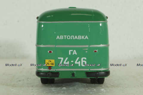 Паз-659 4х2 Автолавка 1954, зеленый, V4-14, Vector Models 1:43