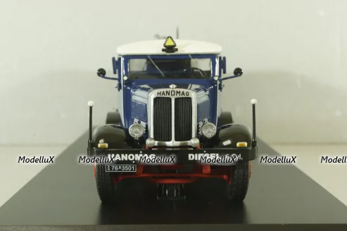 Hanomag ST 100 with trailer, blue, 02894, Schuco 1:43
