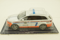 Audi Q7, police, Deagostini 1:43
