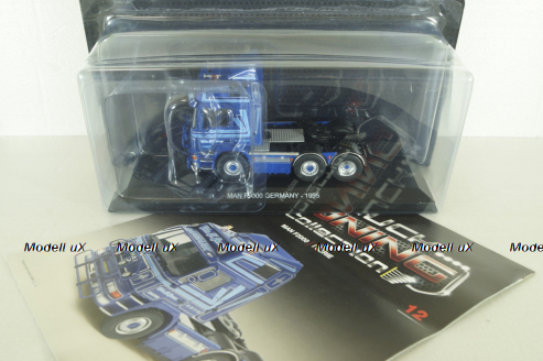 Man F2000 1 series 1995, blue, Truck Tuning Collection #12, Hachette 1:43