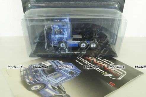 Man F2000 1 series 1995, blue, Truck Tuning Collection #12, Hachette 1:43