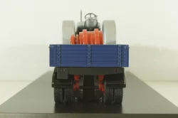 Hanomag ST 100 with trailer, blue, 02894, Schuco 1:43