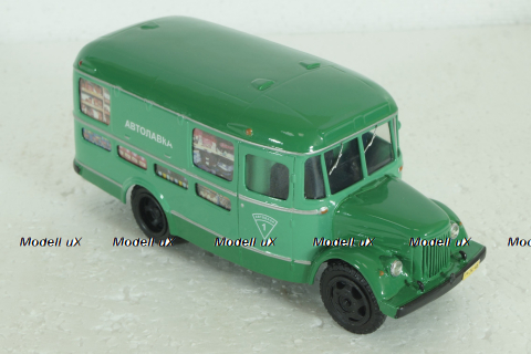 Паз-659 4х2 Автолавка 1954, зеленый, V4-14, Vector Models 1:43