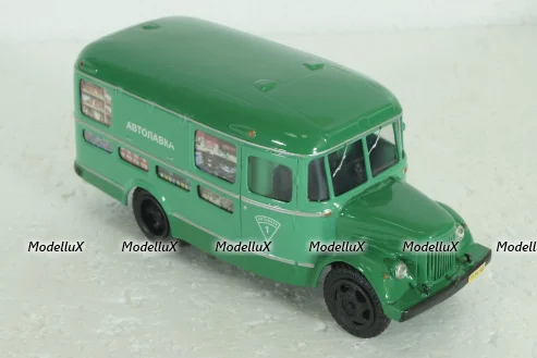 Паз-659 4х2 Автолавка 1954, зеленый, V4-14, Vector Models 1:43
