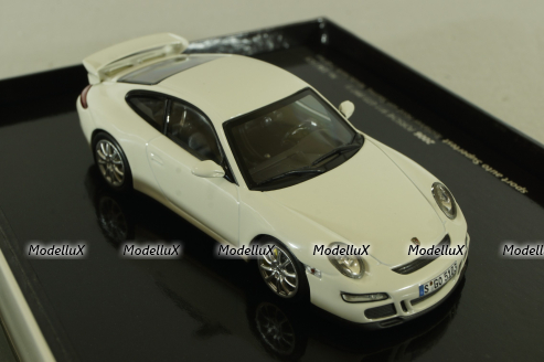 Porsche 911 GT3 (997.1) 2006, white, 25th Anniversary, 400065402, Minichamps 1:43