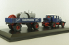 Hanomag ST 100 with trailer, blue, 02894, Schuco 1:43