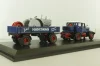 Hanomag ST 100 with trailer, blue, 02894, Schuco 1:43